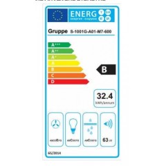 Gruppe Stazione 60 Απορροφητήρας Καμινάδα 60cm Inox Gruppe Stazione 60 Απορροφητήρας Καμινάδα 60cm Inox